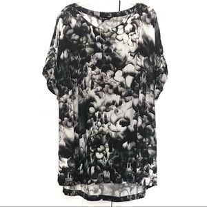 ULLA POPKIN/SHORT SLEEVE TUNIC TOP/SIZE 20-22